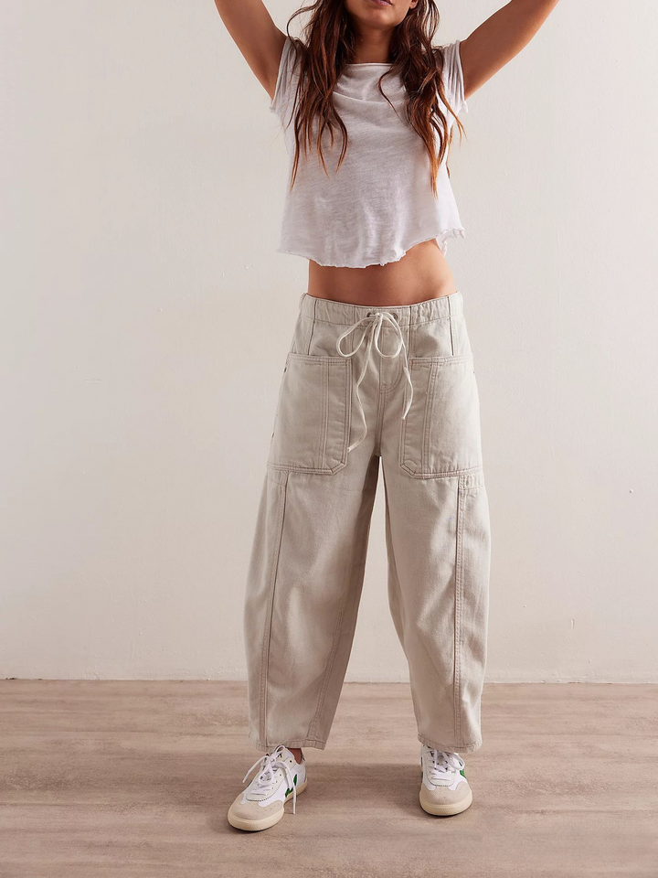 Maryse | Pull-On 100% Cotton Denim Jeans