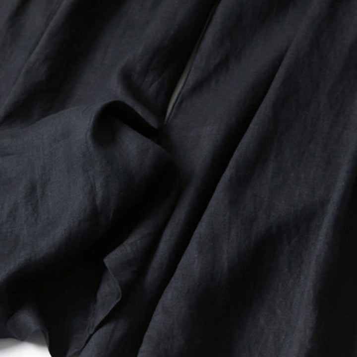 Leona | High Waist Linen Blend Trousers