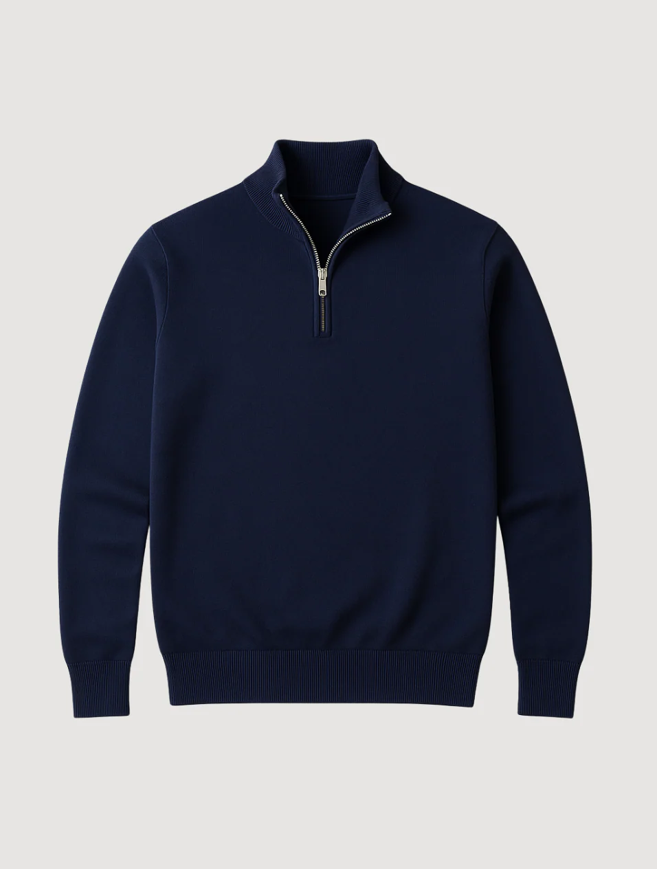 Cyriaque | 100% Cotton Half Zip Knit