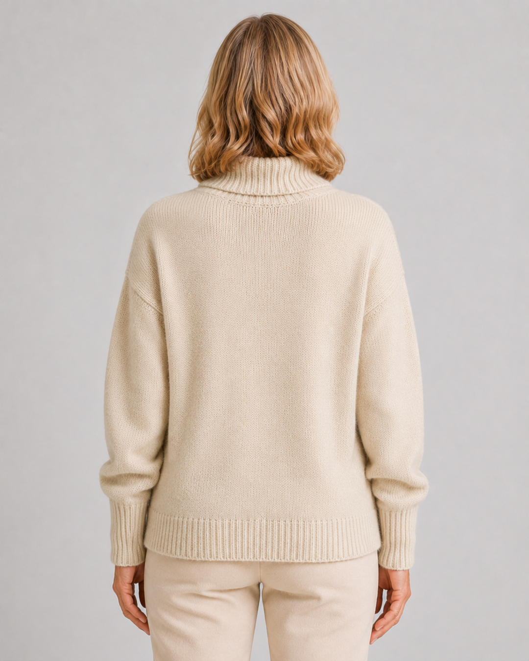 Helen | 100% Cashmere High Neck Sweater