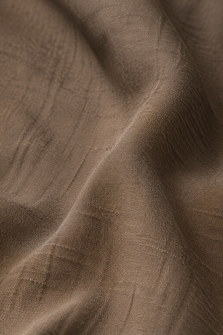 Jacquette | Cropped Top and Wide Trousers - fabric close-up