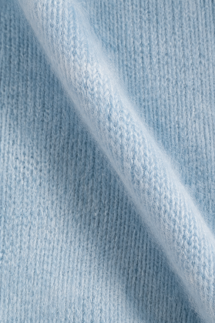 Knit Sweater And Maxi Skirt Set fabric close-up