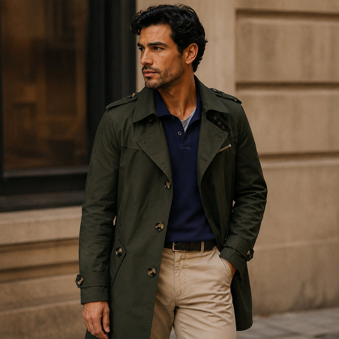 Marcellin | Double Breasted Trench Coat