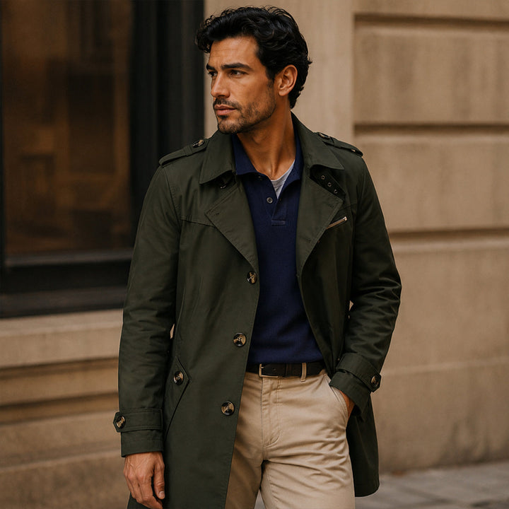 Marcellin | Double Breasted Trench Coat