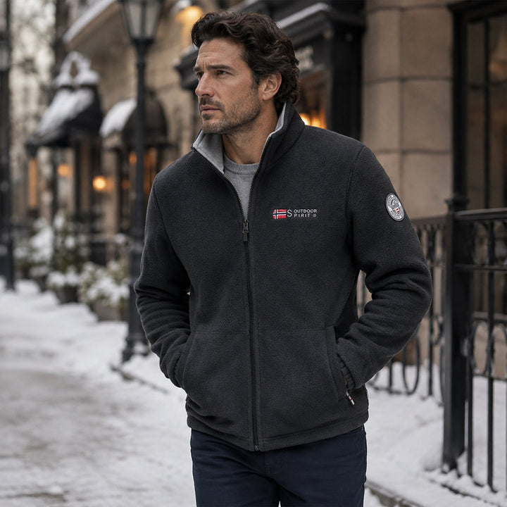 Celestin | Stand Collar Fleece Jacket