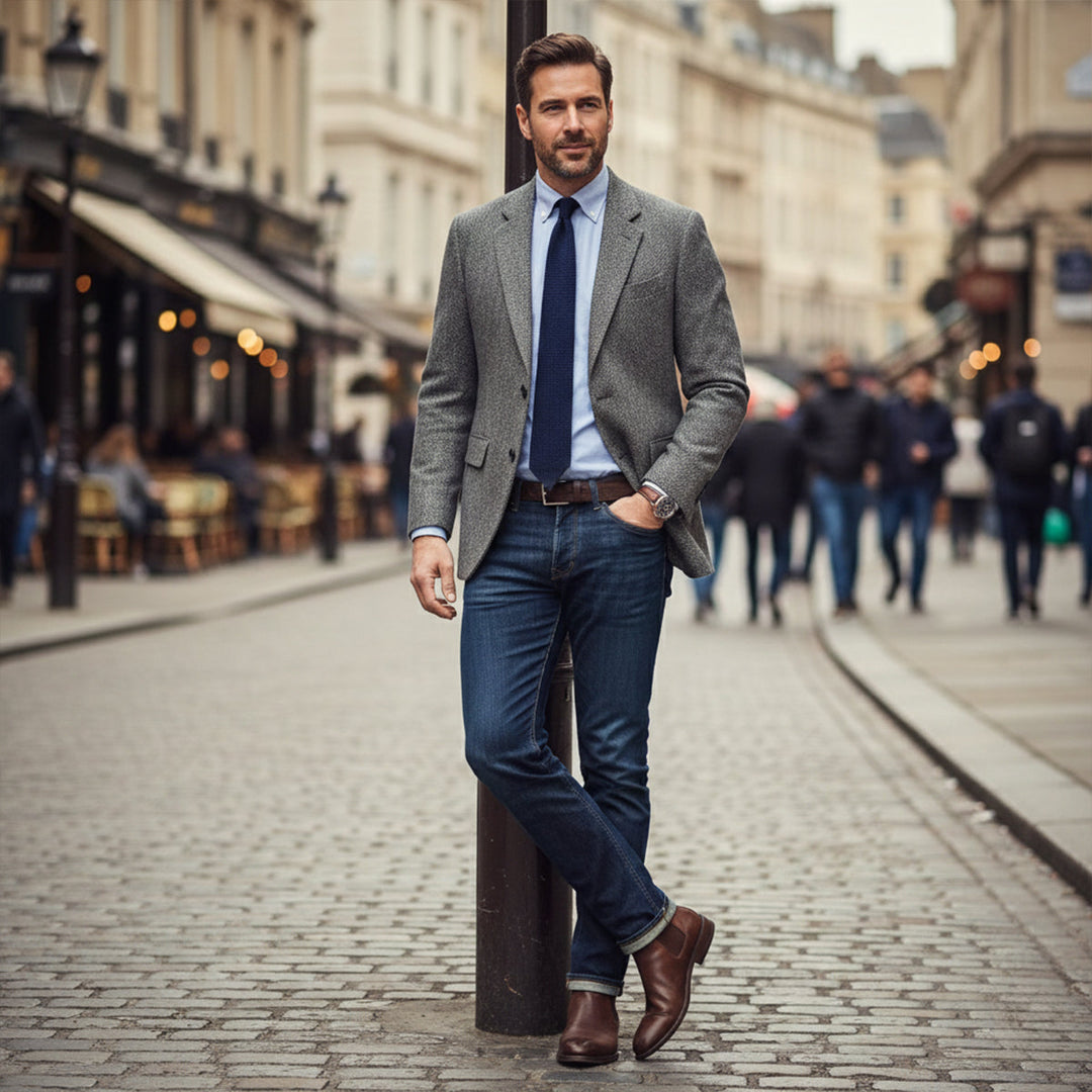 Fernand | Herringbone Tweed Blazer