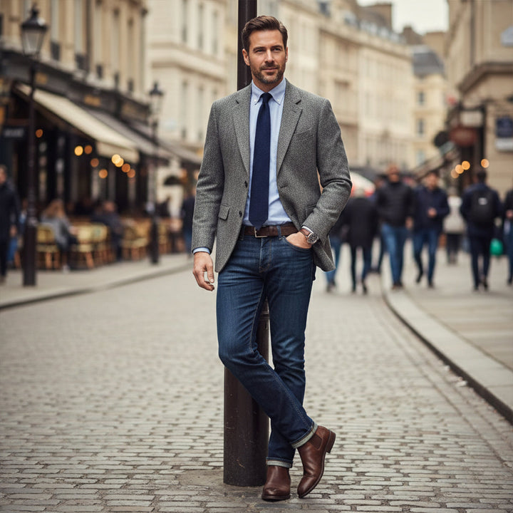 Fernand | Herringbone Tweed Blazer