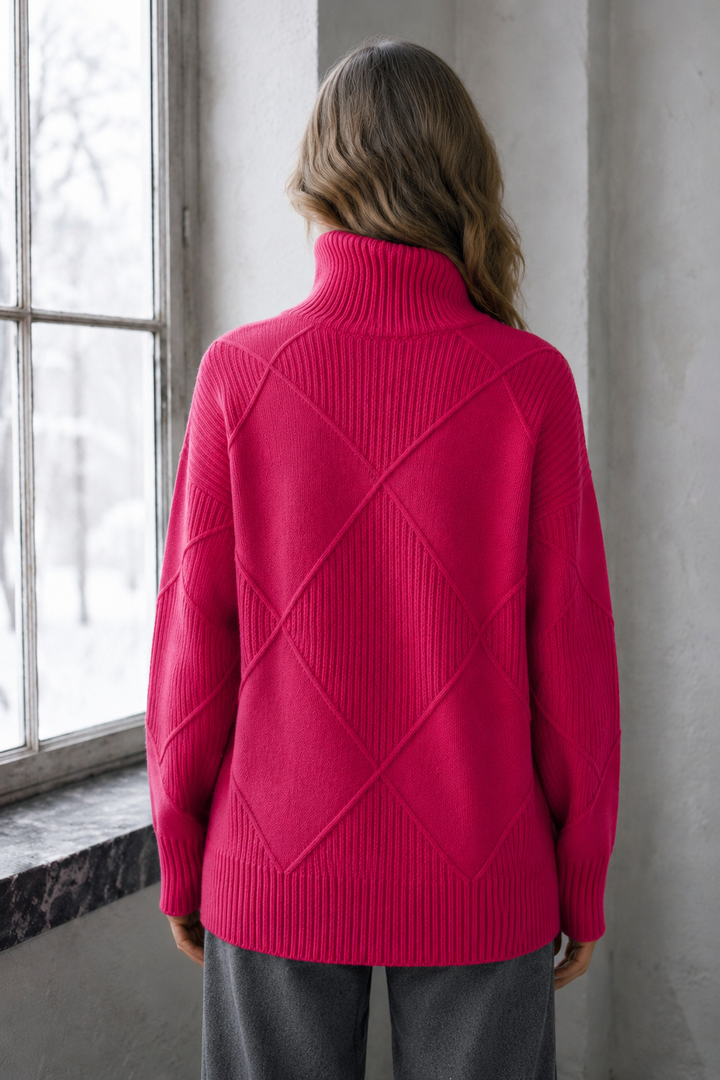 Lauren™ | Luxe Turtleneck Sweater - Pink