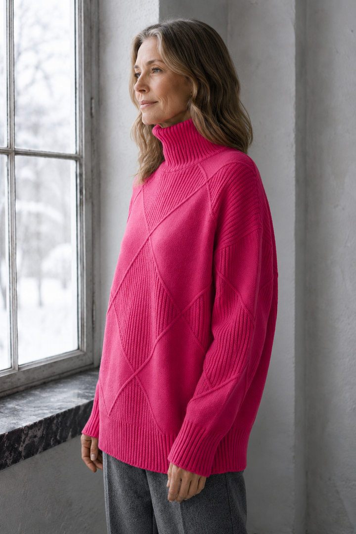 Lauren™ | Luxe Turtleneck Sweater - Pink