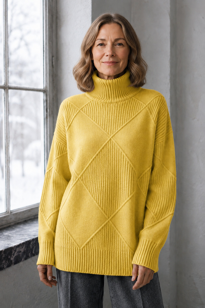 Lauren™ | Luxe Turtleneck Sweater - Yellow