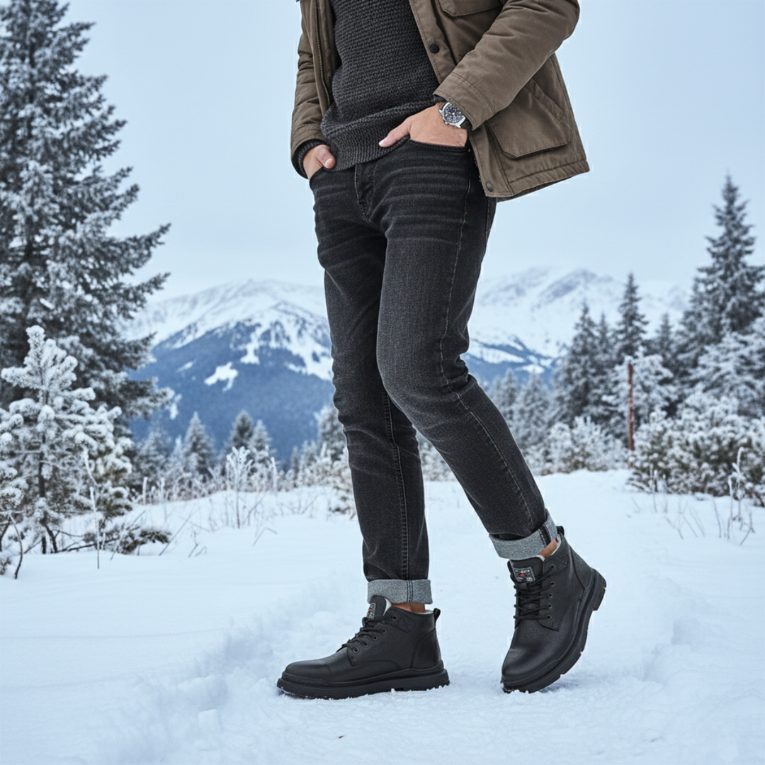 Aurelien | Insulated Leather Snow Boot