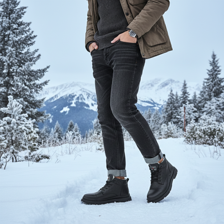 Aurelien | Insulated Leather Snow Boot