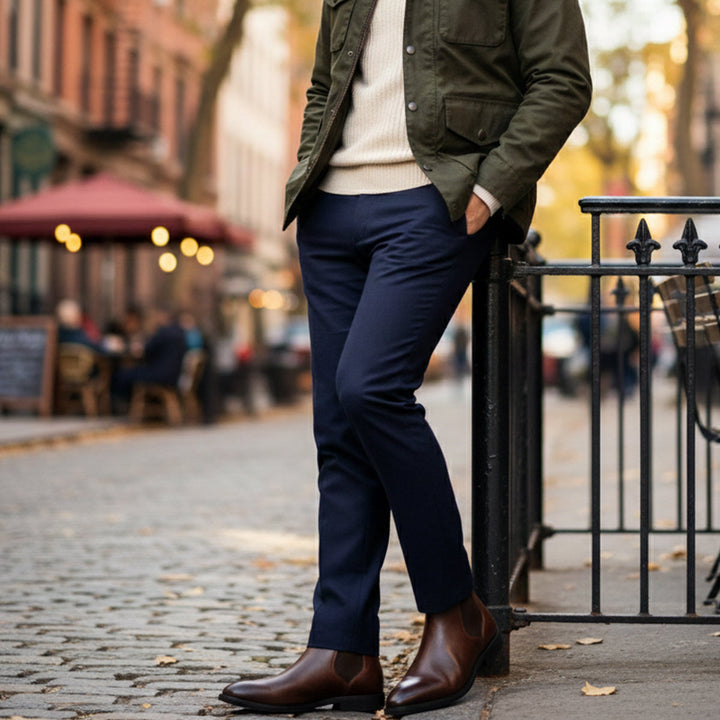 Eugene | Leather Chelsea Ankle Boot