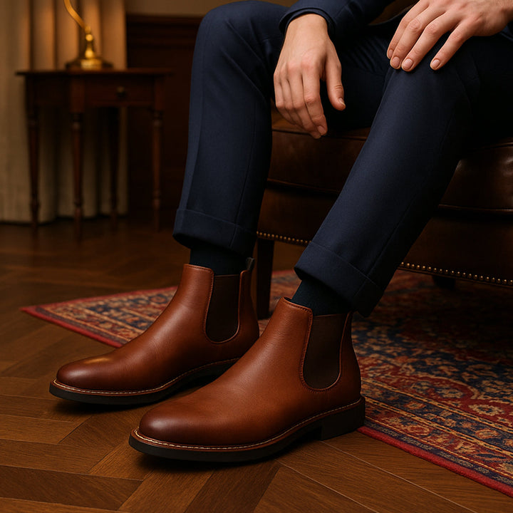 Quentin | 100% Leather Chelsea Boot