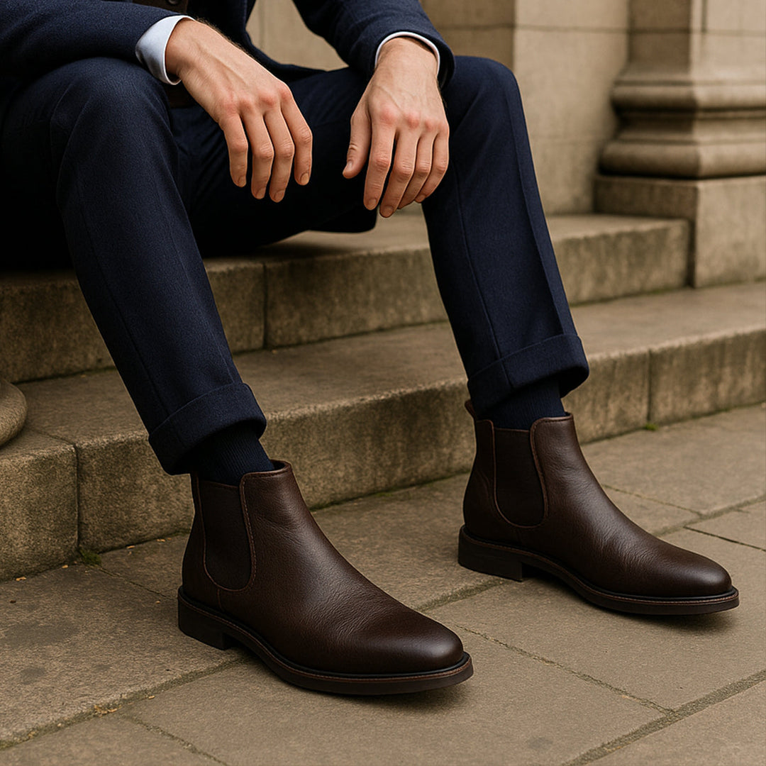 Quentin | 100% Leather Chelsea Boot