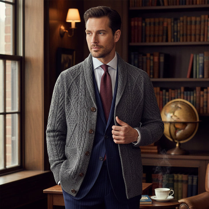 Ambroise | Soft Knit Side Pocket Cardigan