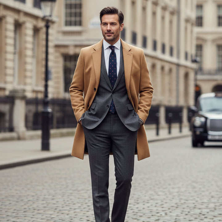 Eusebe | Wool Blend Lined Overcoat