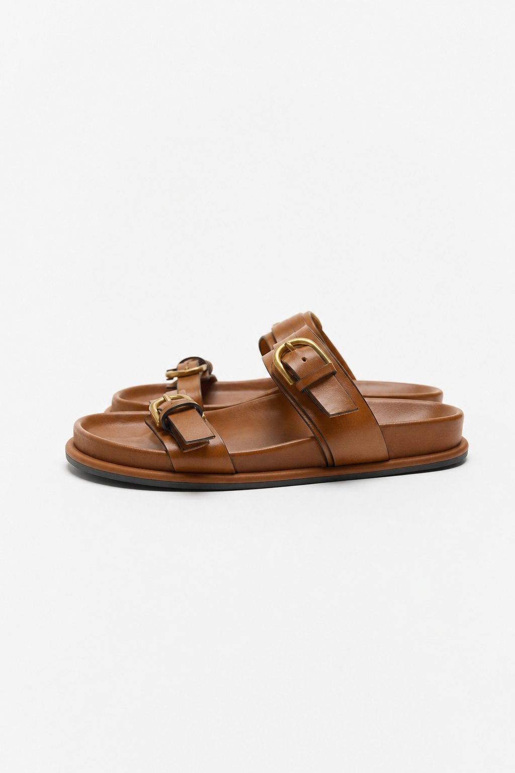 Edmee | 100% Leather Double Strap Sandals