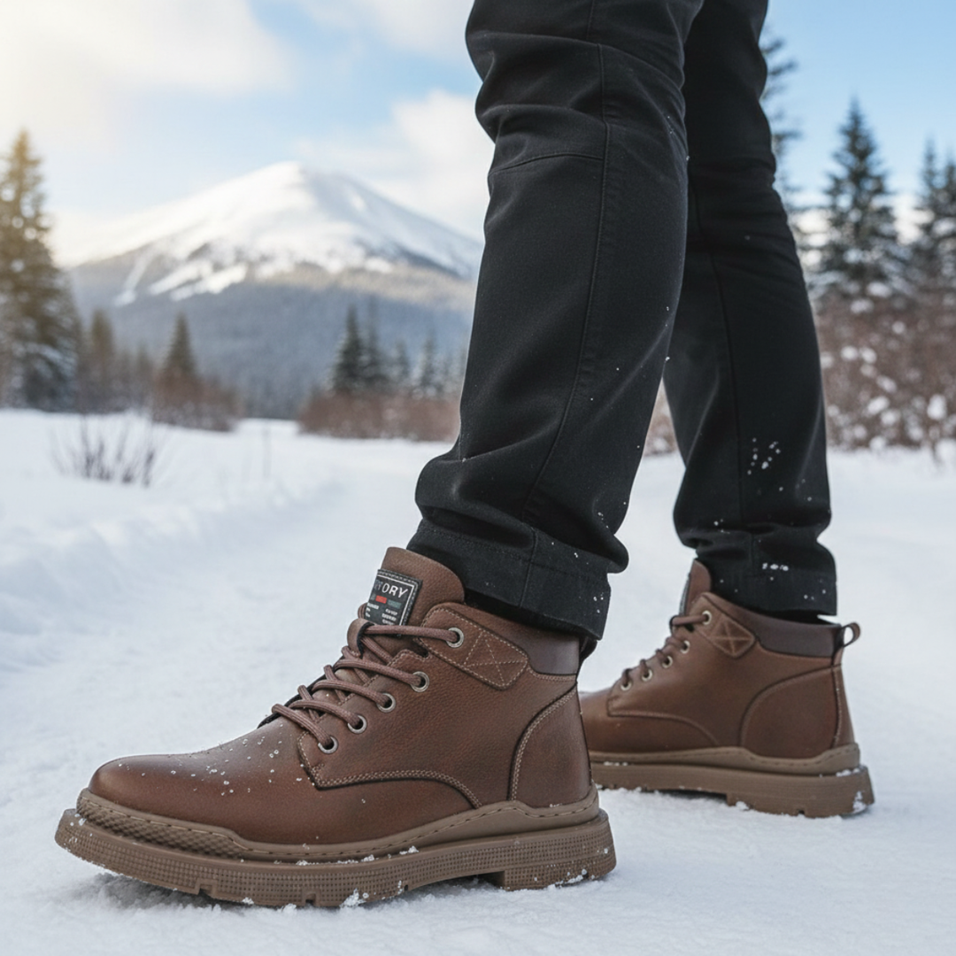 Aurelien | Insulated Leather Snow Boot