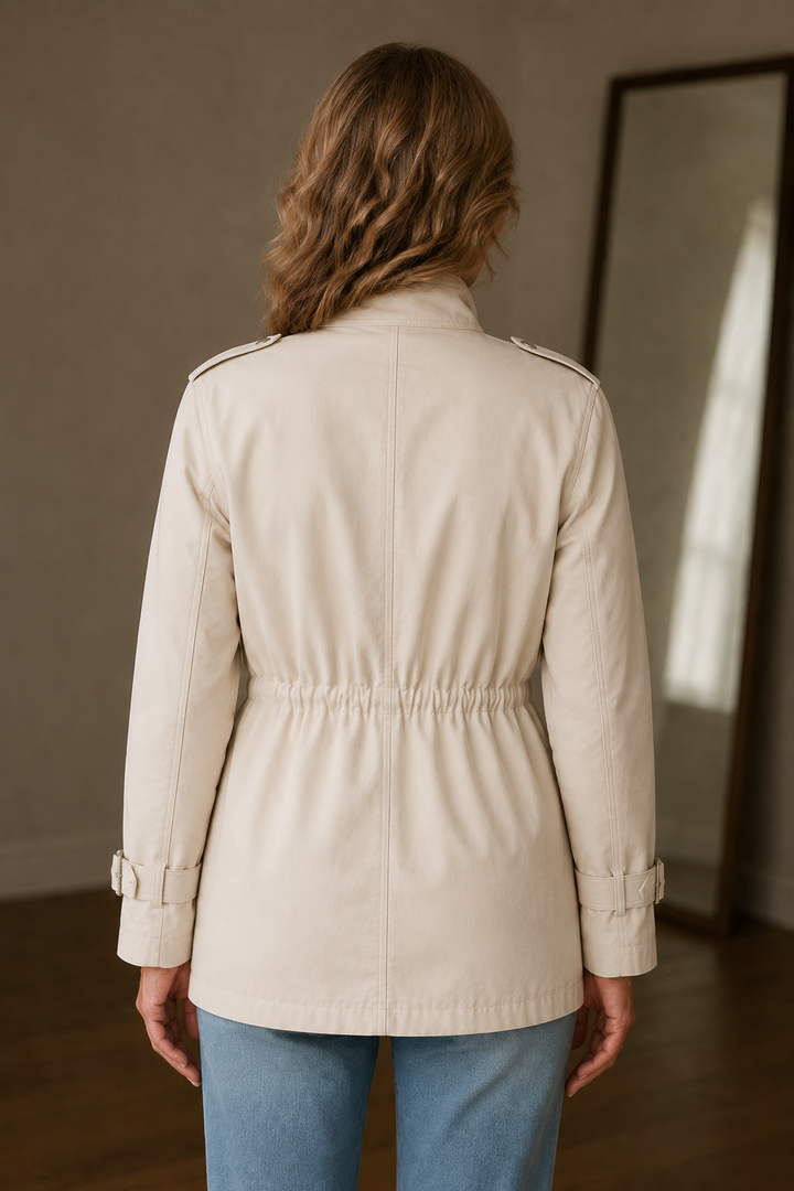 Margot | Structured Wool-Blend Jacket - Beige