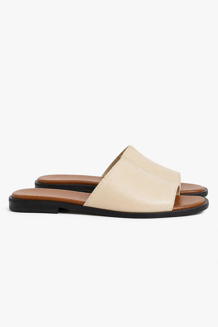 Frieda | Narrow Strap Flat Sandals