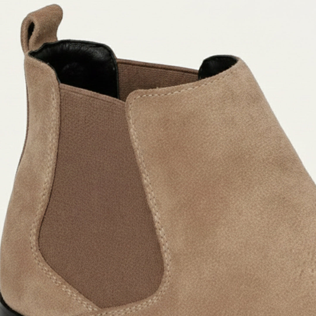 Alcide | Brushed Leather Chelsea Boot