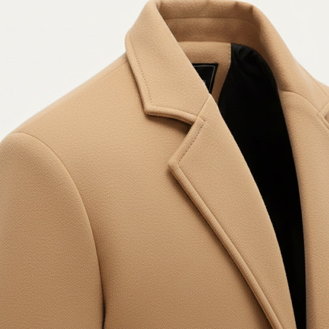 Eusebe | Wool Blend Lined Overcoat
