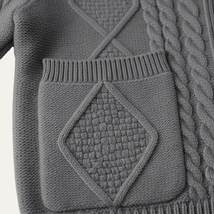 Ambroise | Soft Knit Side Pocket Cardigan