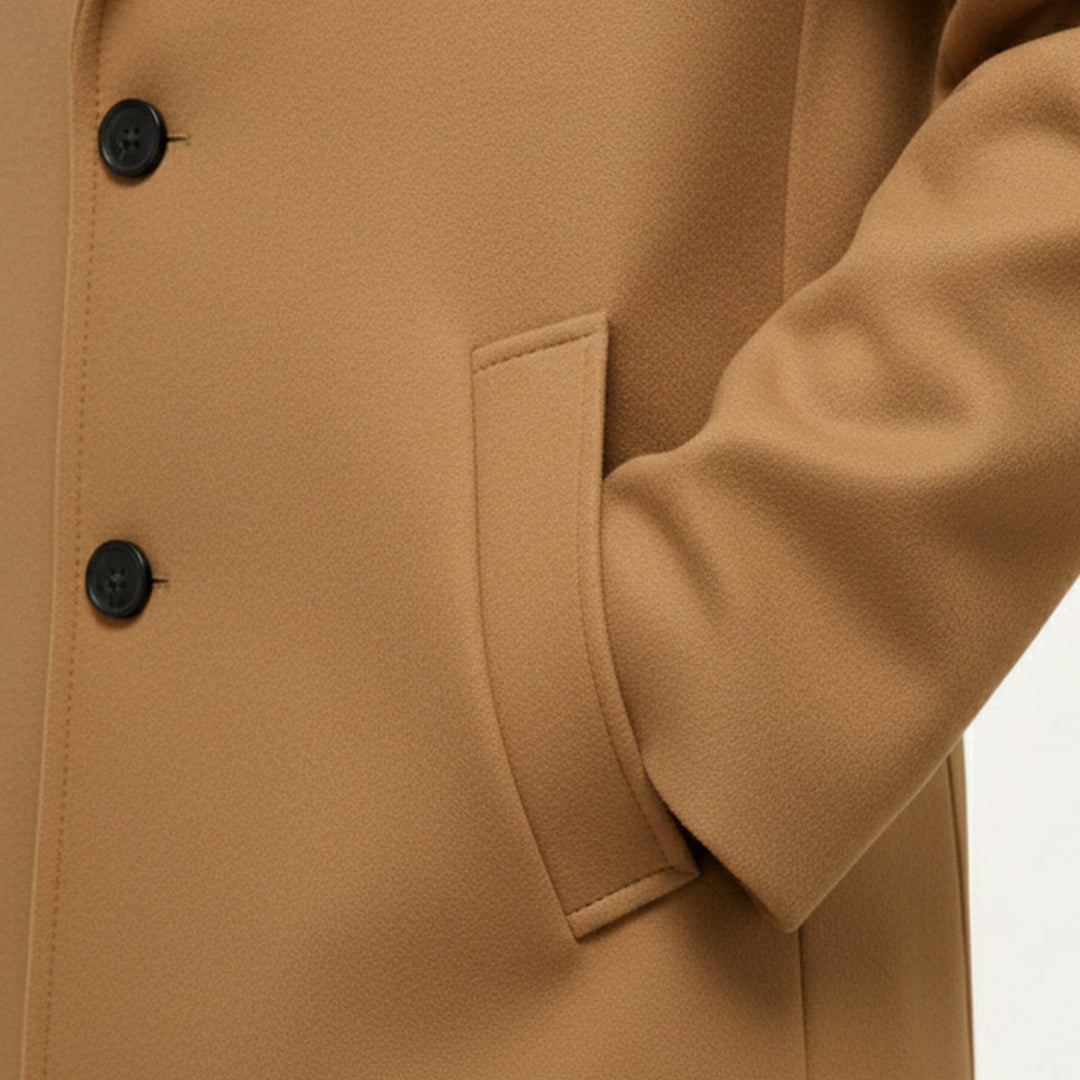 Lucien | Tailored Cotton Overcoat