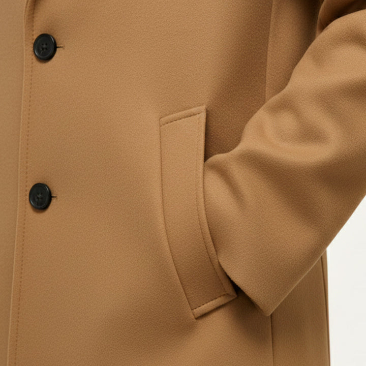 Lucien | Tailored Cotton Overcoat