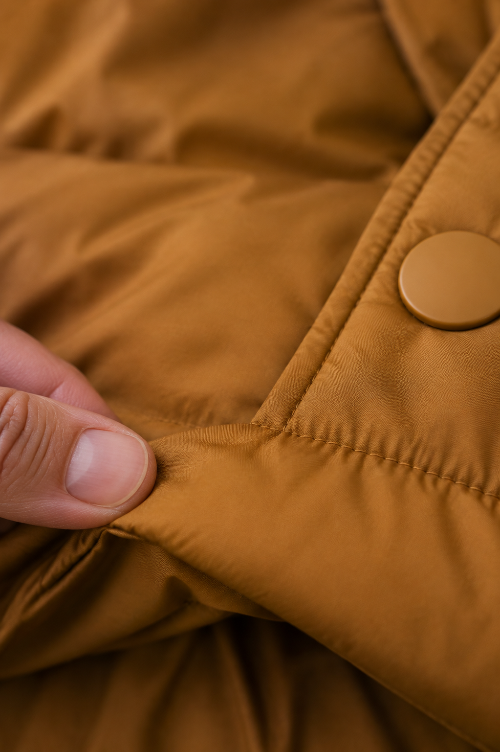 Melanie | Reversible 90% Down Jacket - fabric close-up