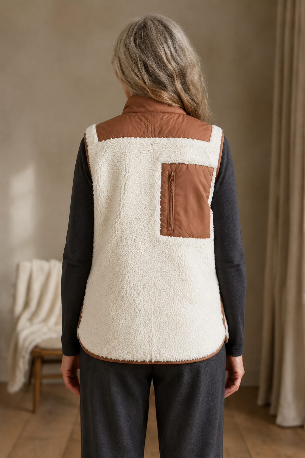 Merilda vest back view