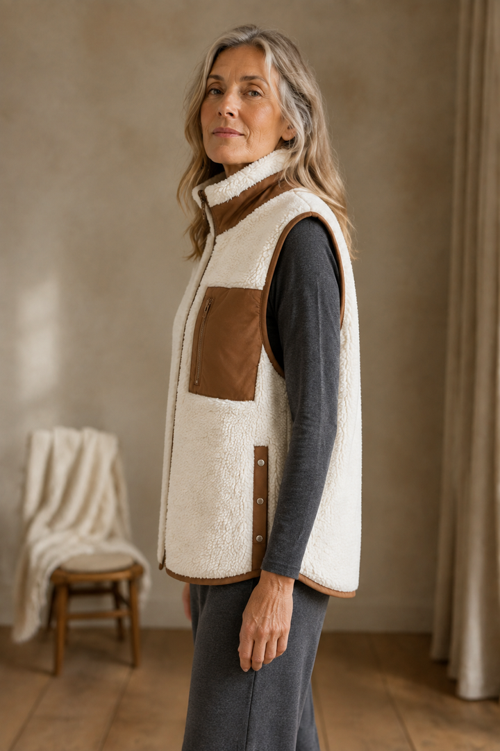 Merilda vest side view