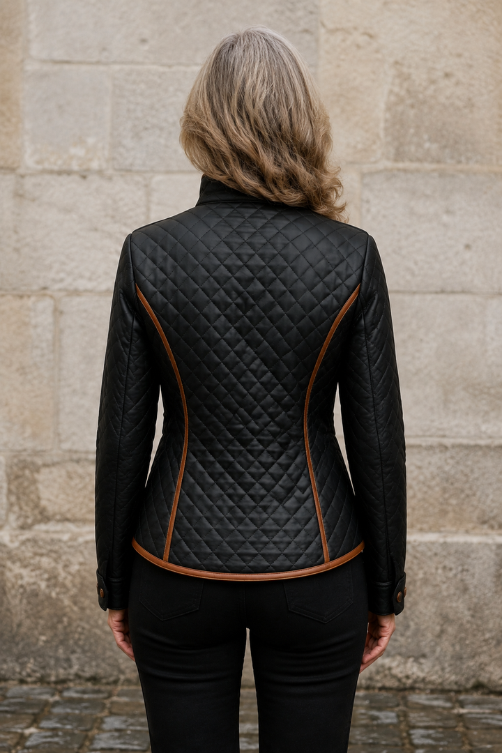 Modeste | Diamond Quilted Padded Jacket - Black