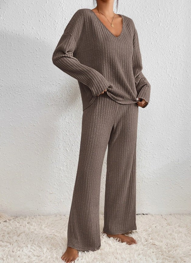 Flore | Dense Knit Two Piece Lounge Set