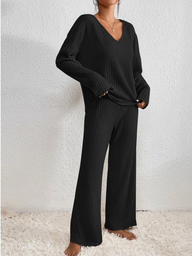 Flore | Dense Knit Two Piece Lounge Set