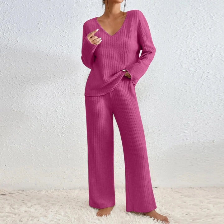 Flore | Dense Knit Two Piece Lounge Set