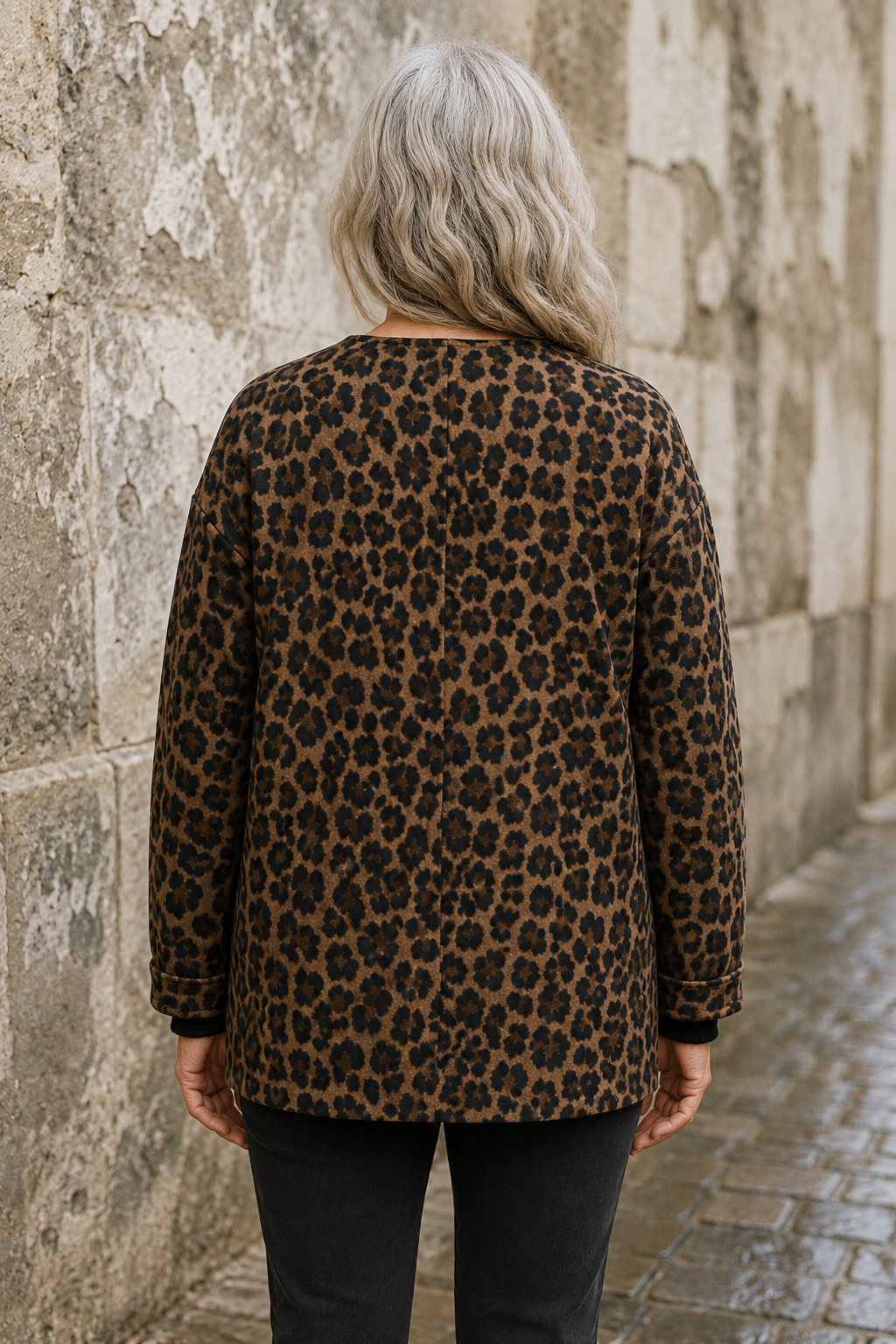 Odile | Leopard Print Light Jacket - Leopard