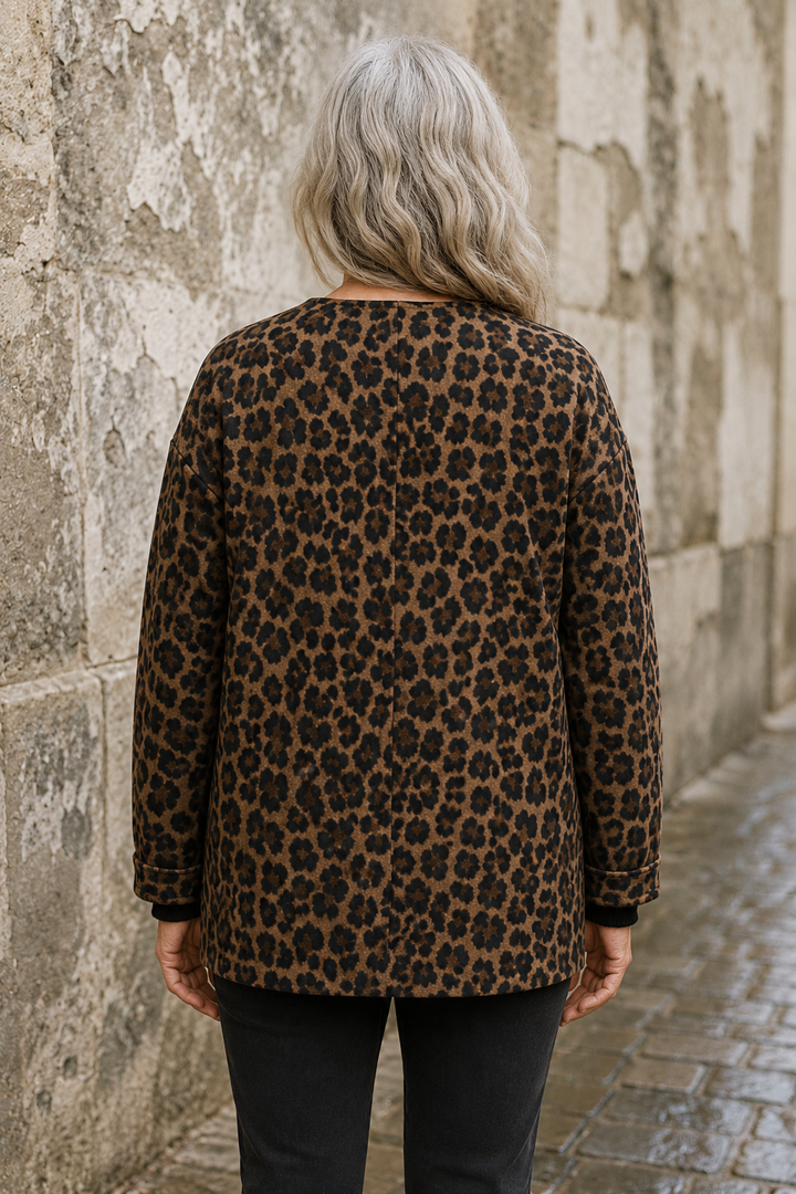 Odile | Leopard Print Light Jacket - Leopard