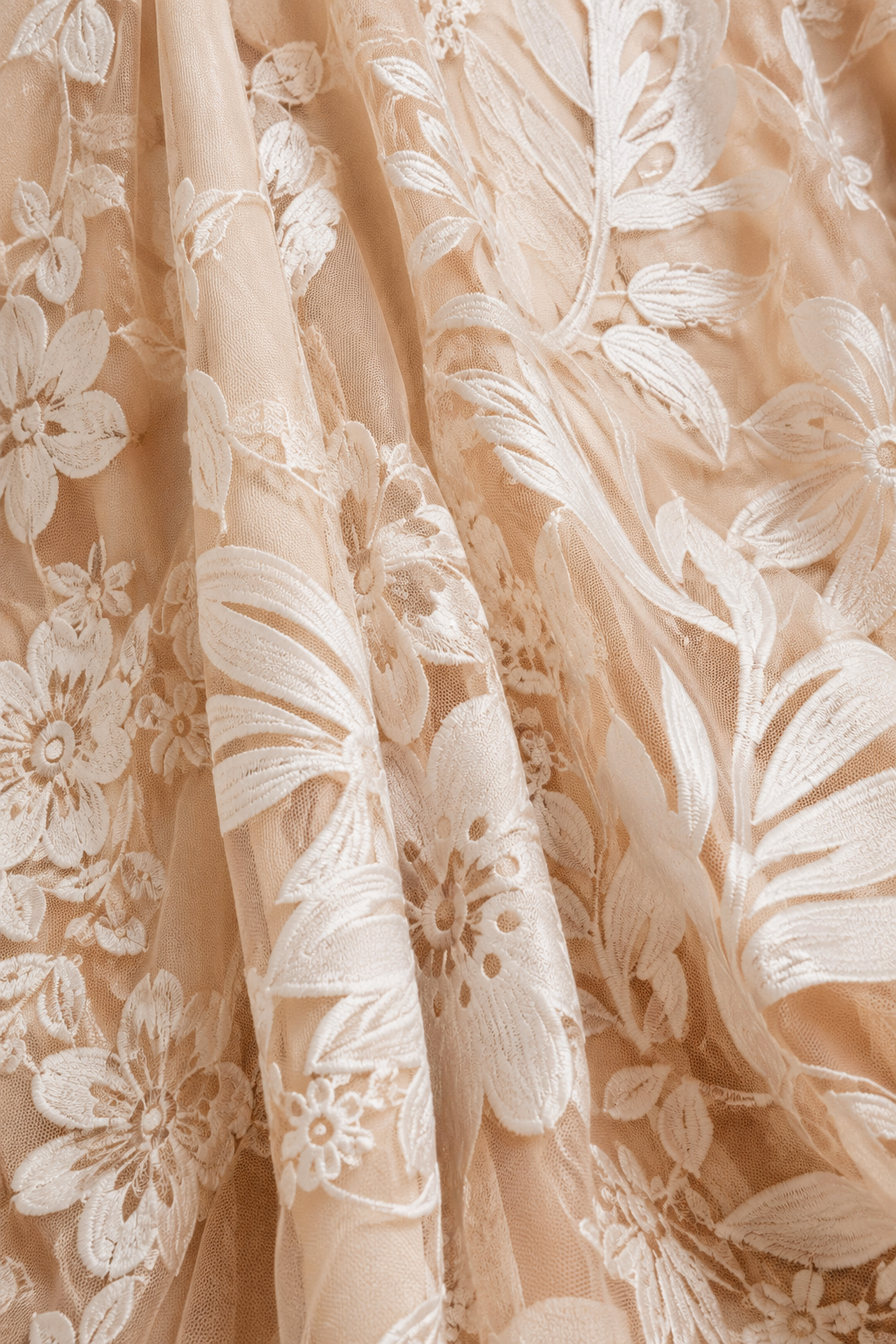 Open Back Floral Maxi Dress - fabric close-up