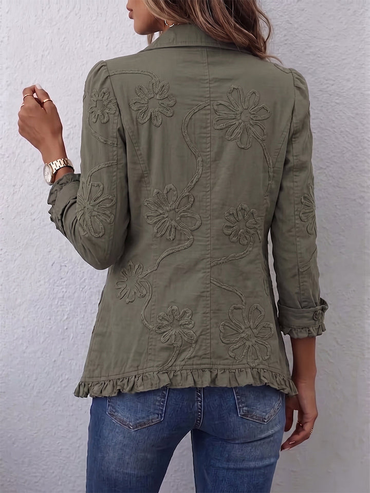 Roxane | Embroidered Cotton Jacket