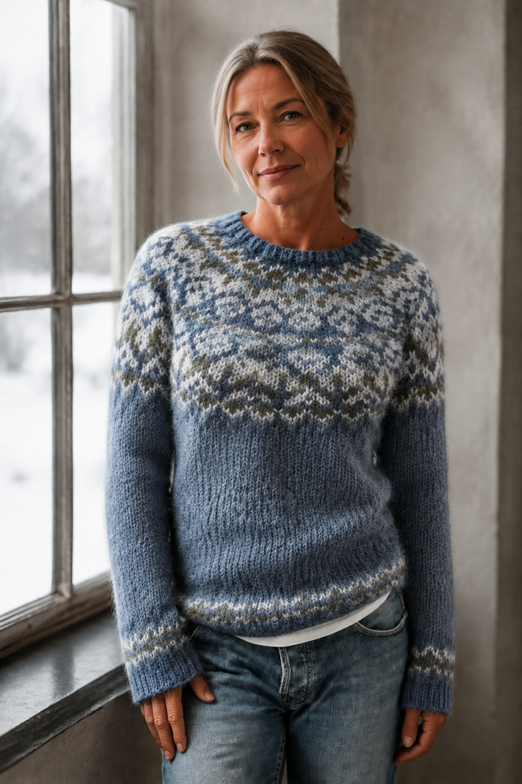 Petra | LUXURIOUS AND SOFT CASHMERE PULLOVER - Blue