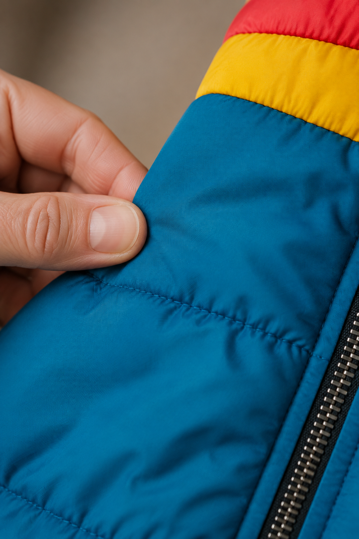 Pierrette | Waterproof Rain Jacket - fabric close-up