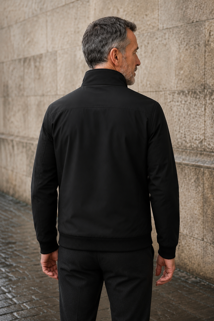 Plush Fleece Lined Zip Jacket - back