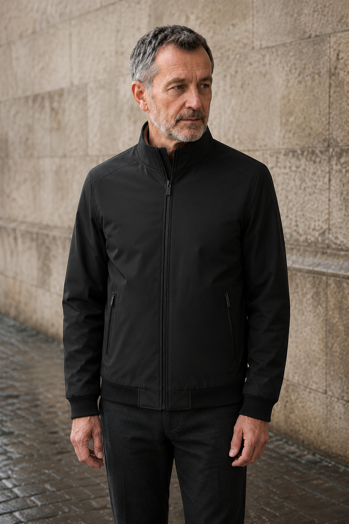 Plush Fleece Lined Zip Jacket - hero closed