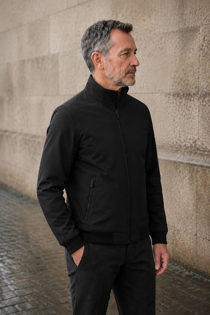 Plush Fleece Lined Zip Jacket - side