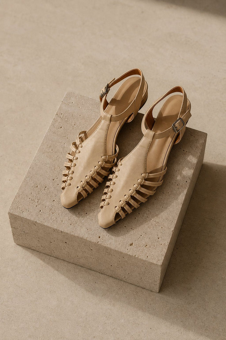 Ulrique | Pointed Slingback Block Heels