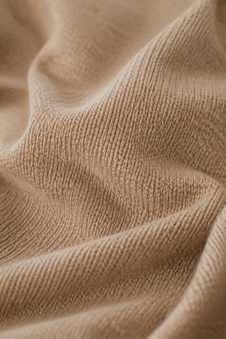 Rosette | Cotton Knit Sweater and Skirt - fabric close-up