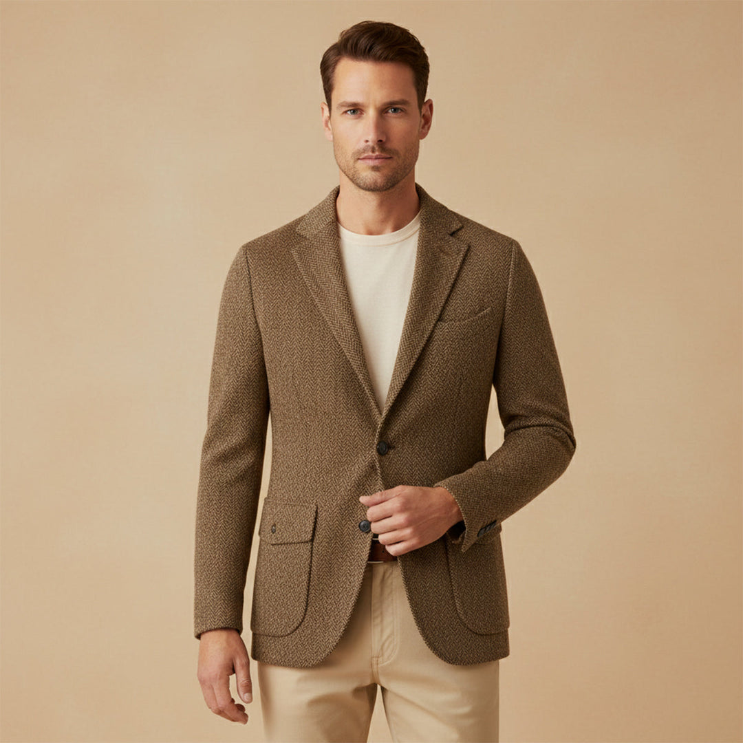 Theodore | Pure Wool Tweed Blazer
