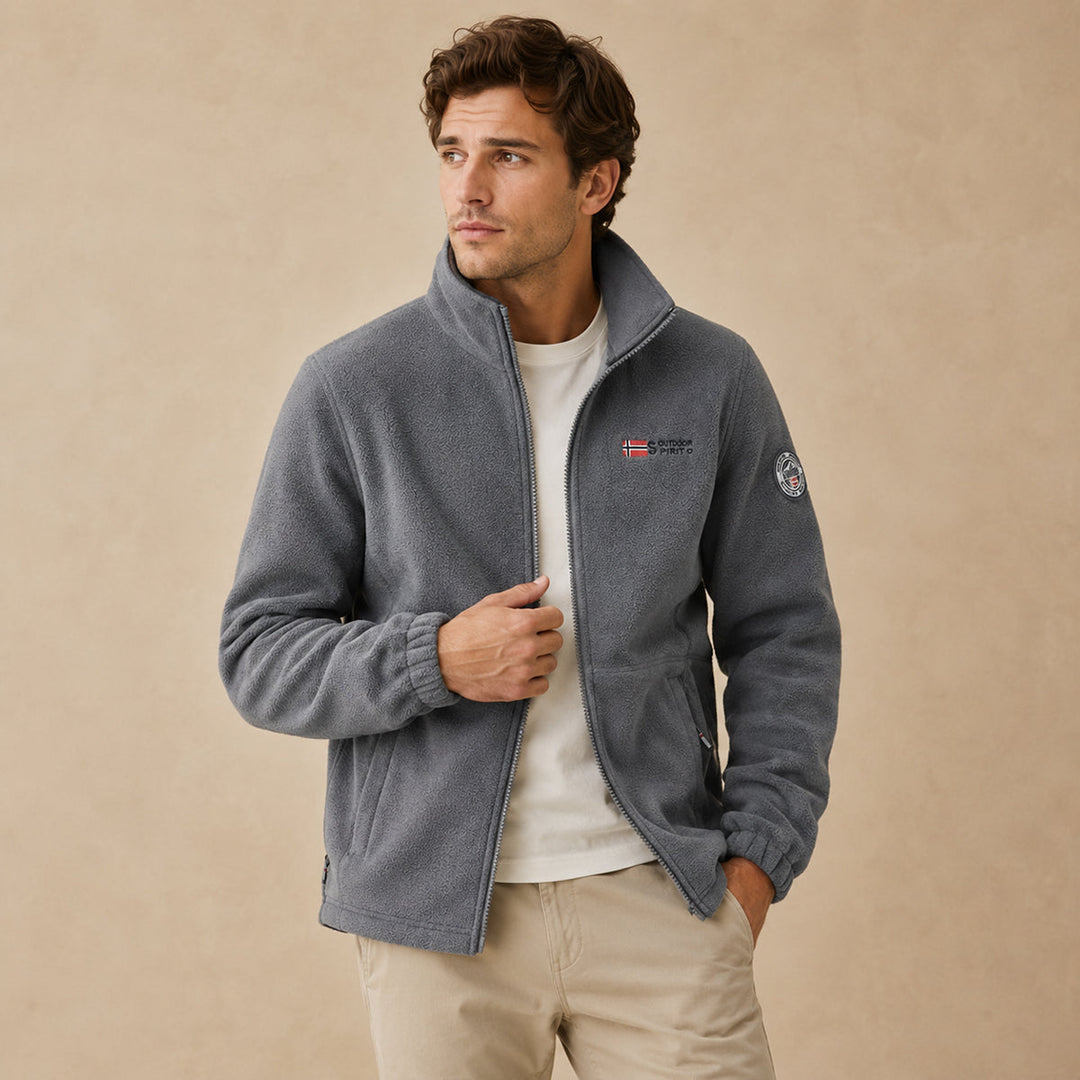 Celestin | Stand Collar Fleece Jacket